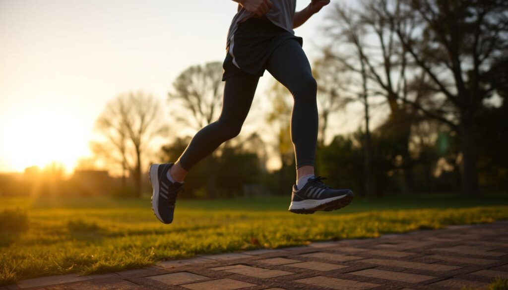 Pessoa correndo ao ar livre para como emagrecer rápido