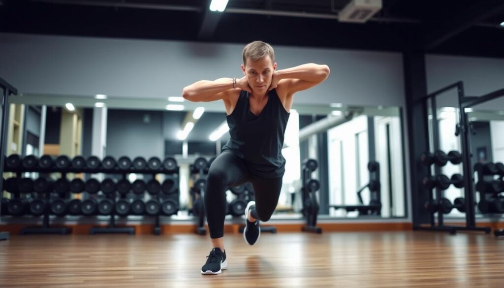 Pessoa realizando exercícios HIIT para como emagrecer rápido