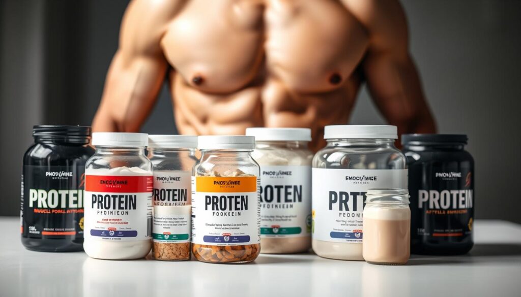 suplementos proteína massa muscular