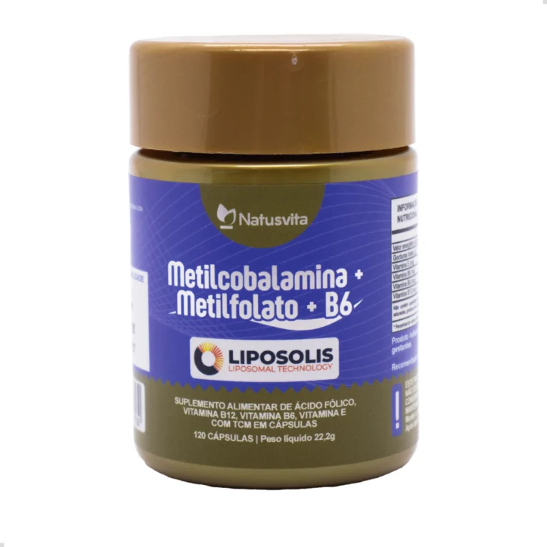 120/240/360 cáps Metilcobalamina B12 + Metilfolato Ácido Fólico + Vitamina B6 +Vit E + TCM Lipossomal Alta Absorção