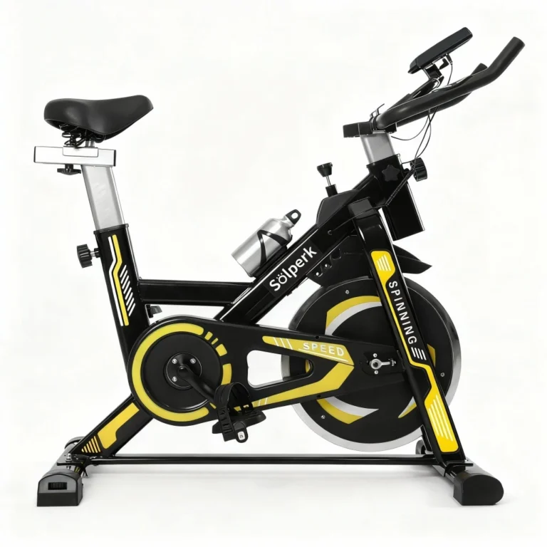 Bicicleta Ergometrica Spinning Com Roda De Inércia Para Fitness Profissional e Treino Esportivo