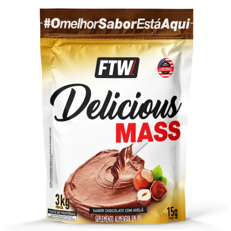 Delicious Mass Hipercalórico Pouch 3Kg – FTW