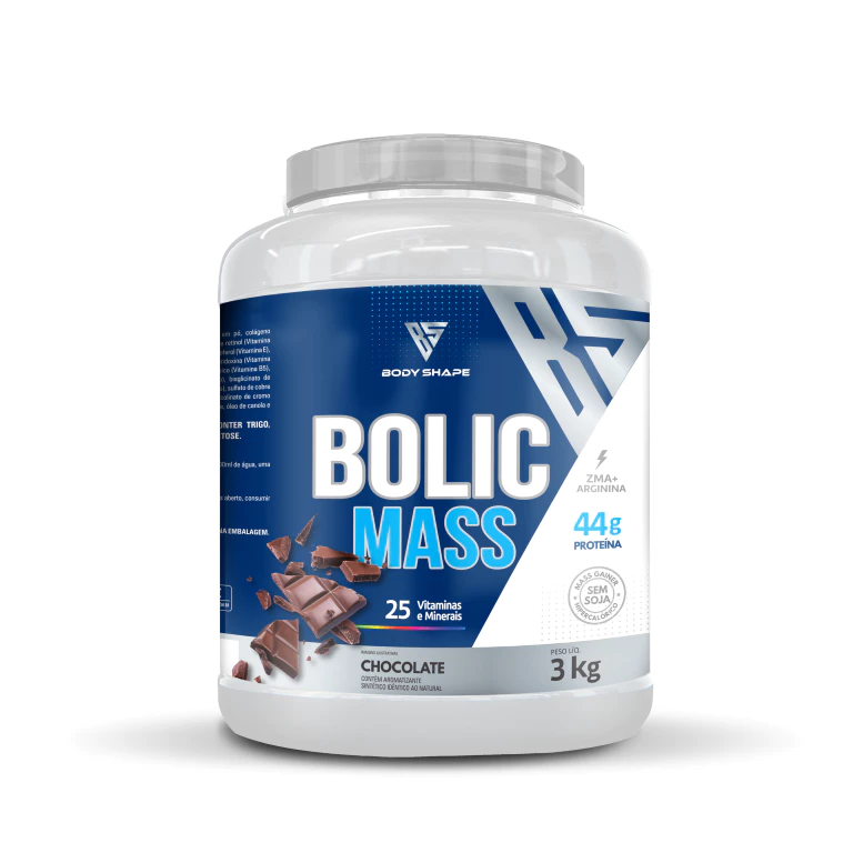 Hipercalórico Bolic Mass 3kg 44g Proteína Body Shape