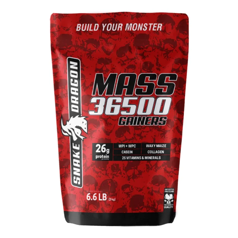 Hipercalorico Com Whey – MASS 36500, 3kg – Snake Dragon