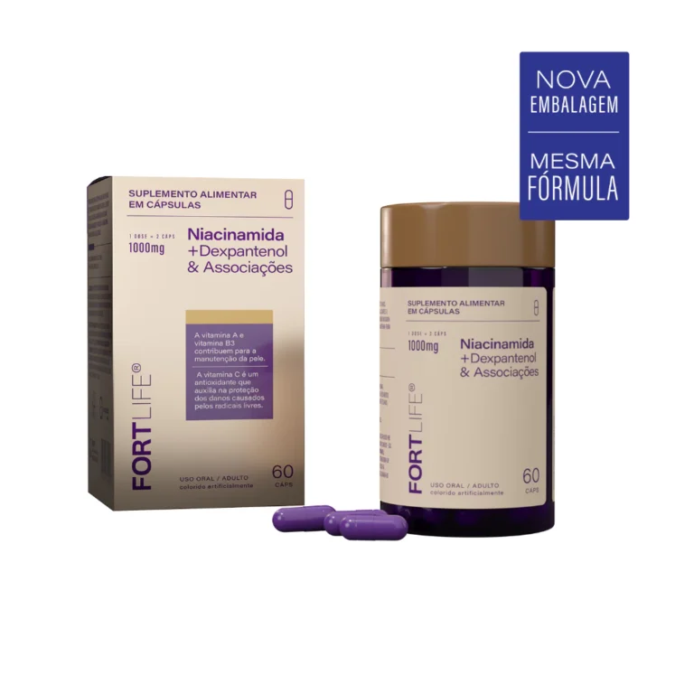 Niacinamida 1000mg 60 Cápsulas FORTLIFE