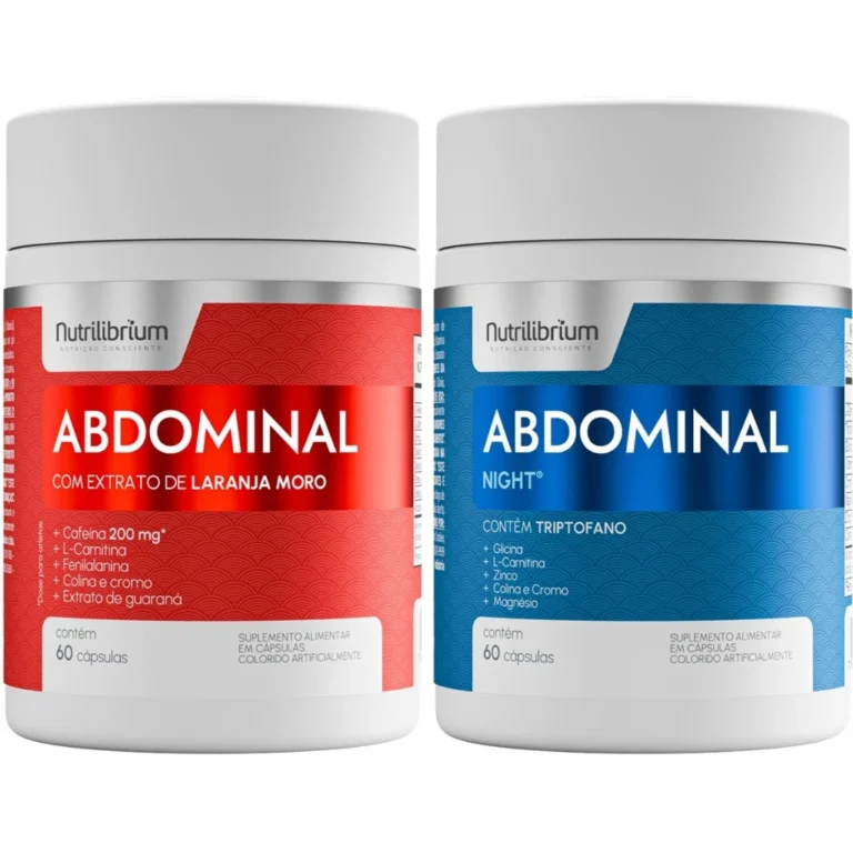 Suplementos Kit Abdominal Dia e Noite 120 Cápsulas – Nutrilibrium