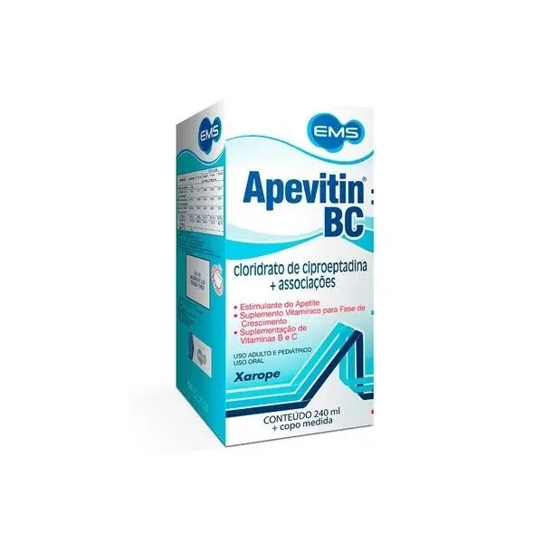 Vitamina Apevitin BC Estimulador De Apetite 240ml
