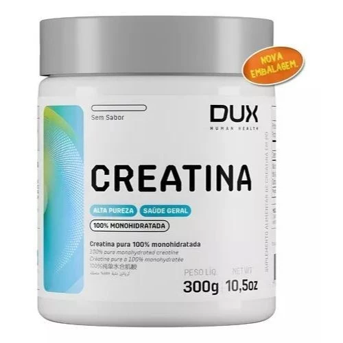 Creatina Monohidratada 100% Pote 300g Dux Nutrition