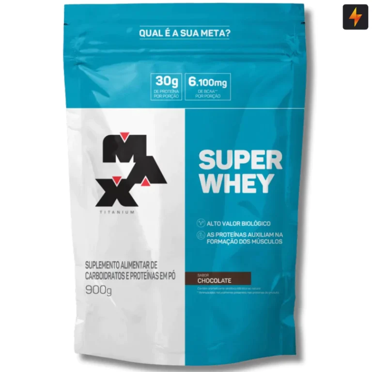 Super Whey Protein Concentrado 900g Max Titanium Proteína Concentrada