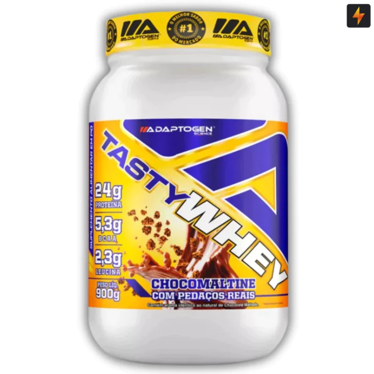 Tasty Whey Adaptogen 900g – Whey Protein 3w Proteína Concentrada Isolada Hidrolisada