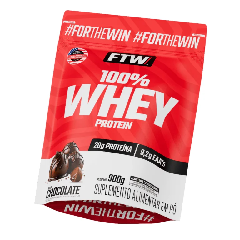 100% Whey protein Refil 900g FTW – 20g Proteína Por Dose