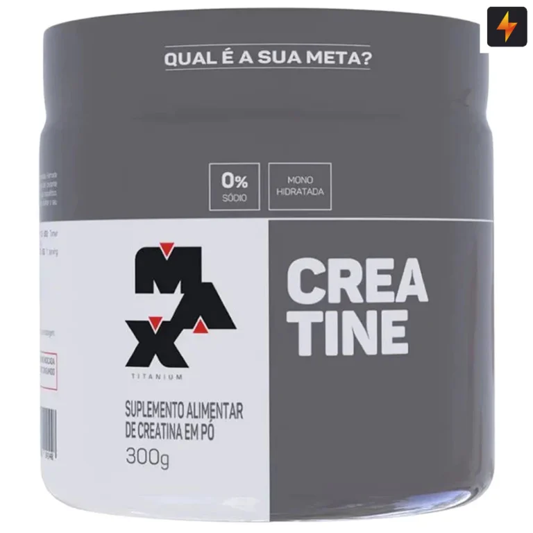 Creatina Monohidratada Pura Max Titanium 300g