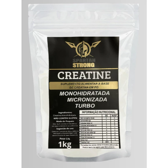 Creatina Monohidratada Pura Spartan Strong 1kg