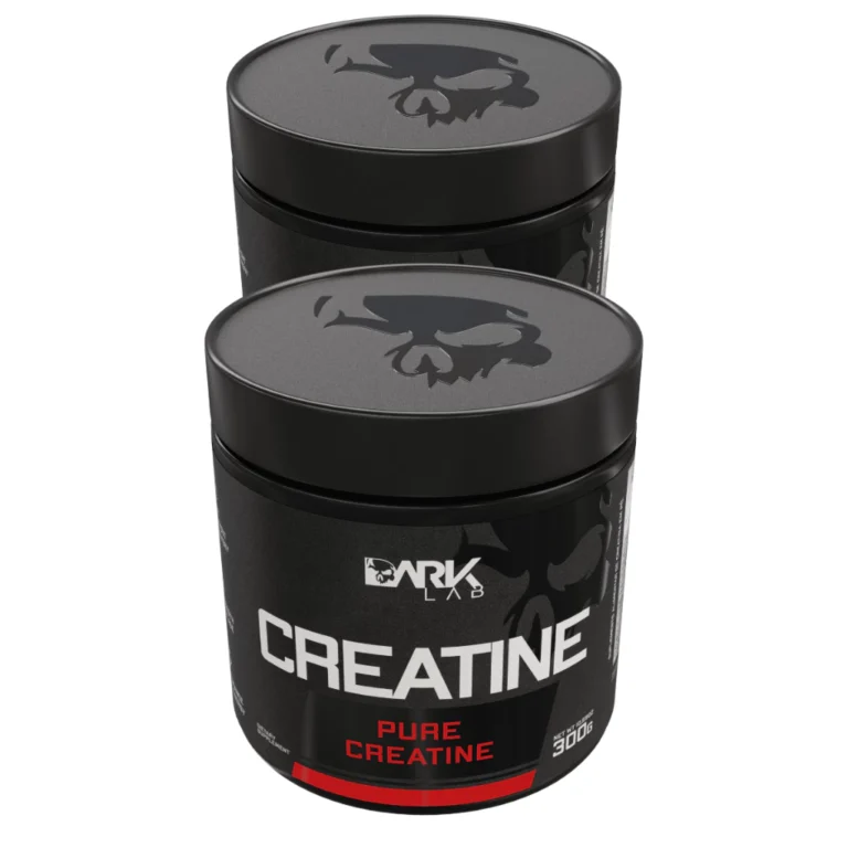 Kit 2x Creatina Monohidratada Pura 300g Dark Lab – 100% Pura